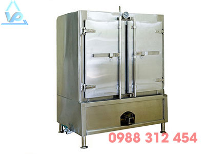 TỦ HẤP CƠM 80KG DÙNG GAS tu-hap-com-inox-80kg-dung-gas