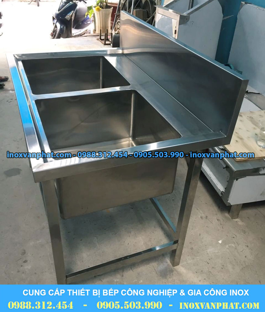 Chậu rửa inox 2 hộc