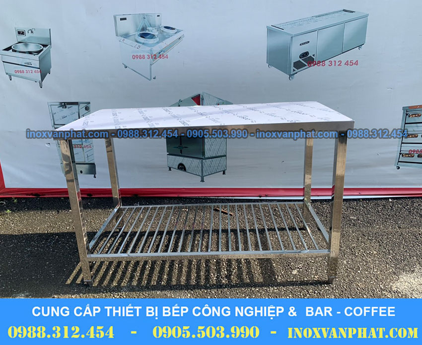 Bàn inox 1 tầng