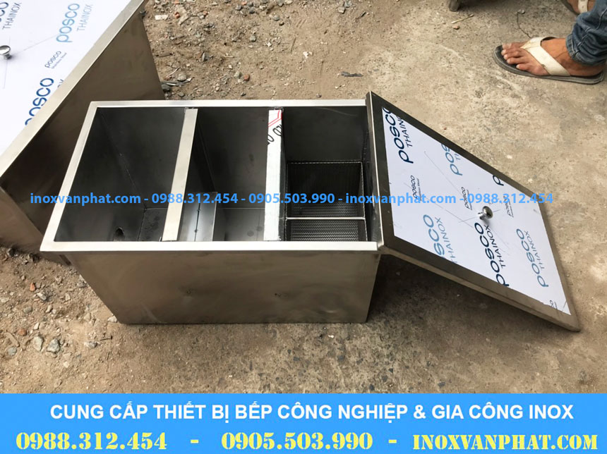 Bẫy mỡ inox sản xuất tại Inox Vạn Phát