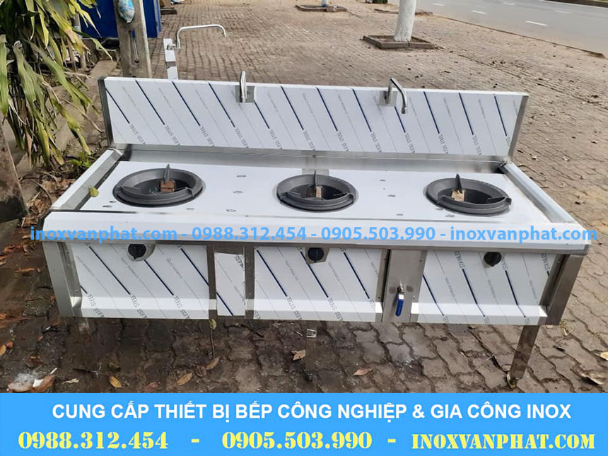 Bếp á công nghiệp sản xuất hoàn toàn từ inox 304 cao cấp