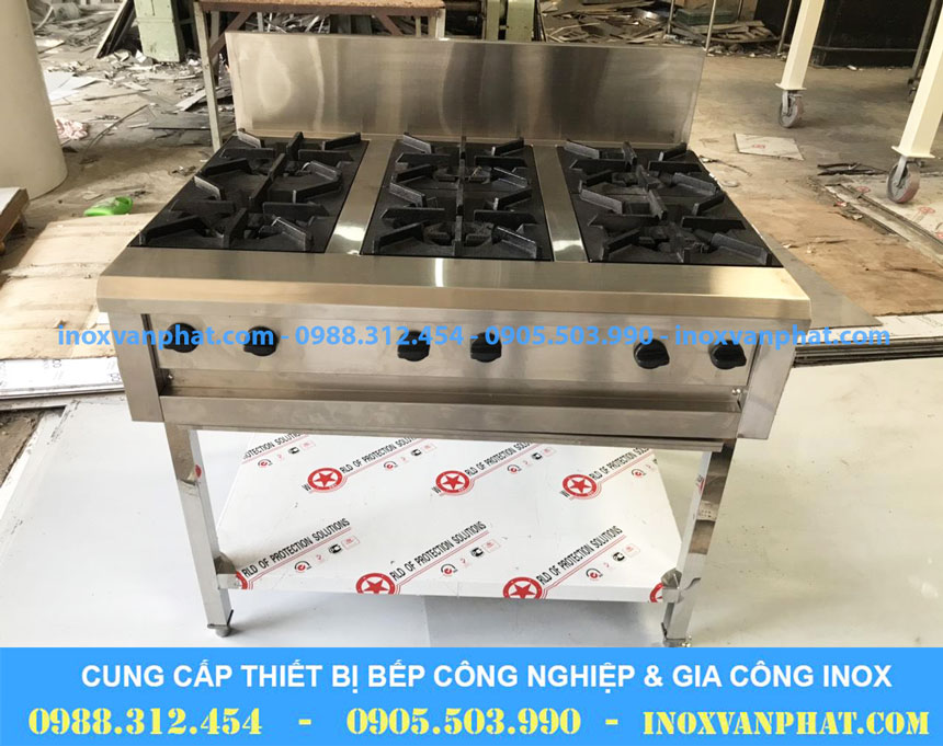 Bếp âu 6 họng sản xuất trong nước 