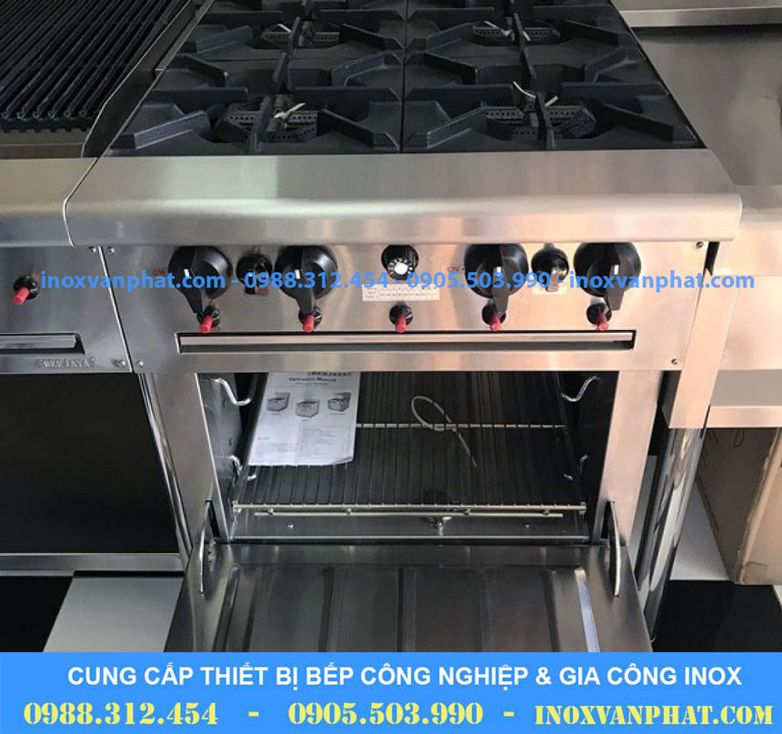 Bếp âu 4 họng có lò nướng 