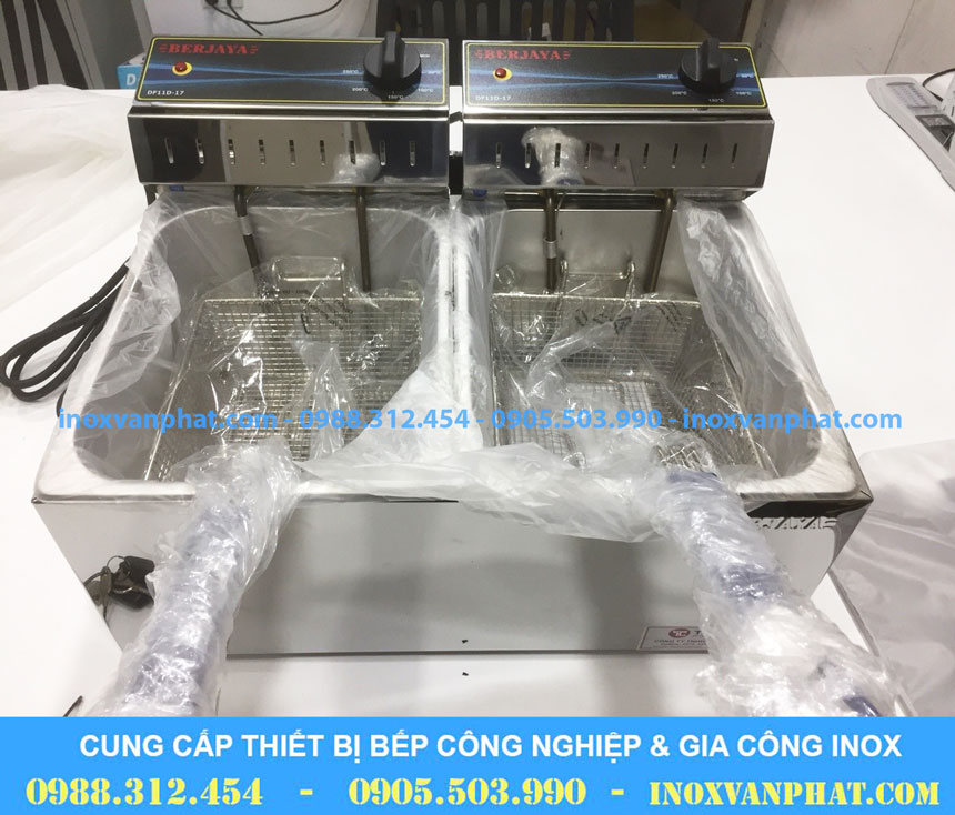 Bếp chiên nhúng đôi