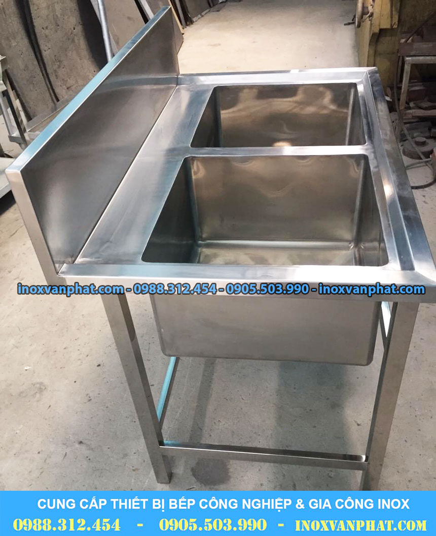 Chậu rửa inox 2 hộc