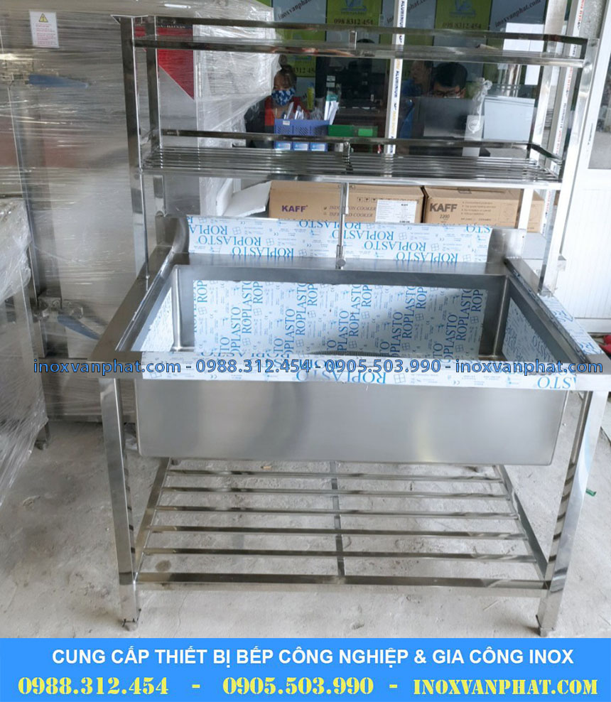 Chậu rửa inox công nghiệp giá tốt