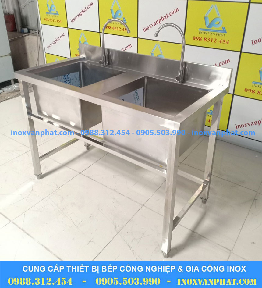 Chậu rửa inox sản xuất tại Inox Vạn Phát