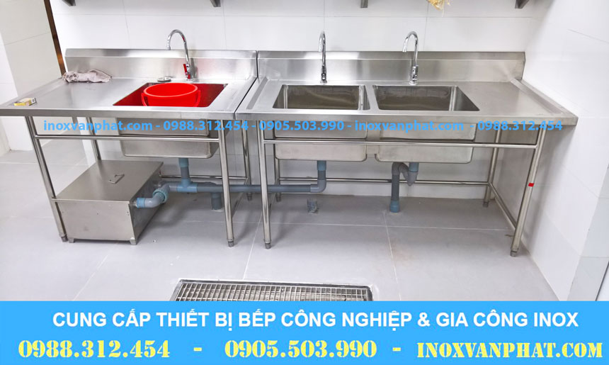 Chậu rửa inox khu bếp