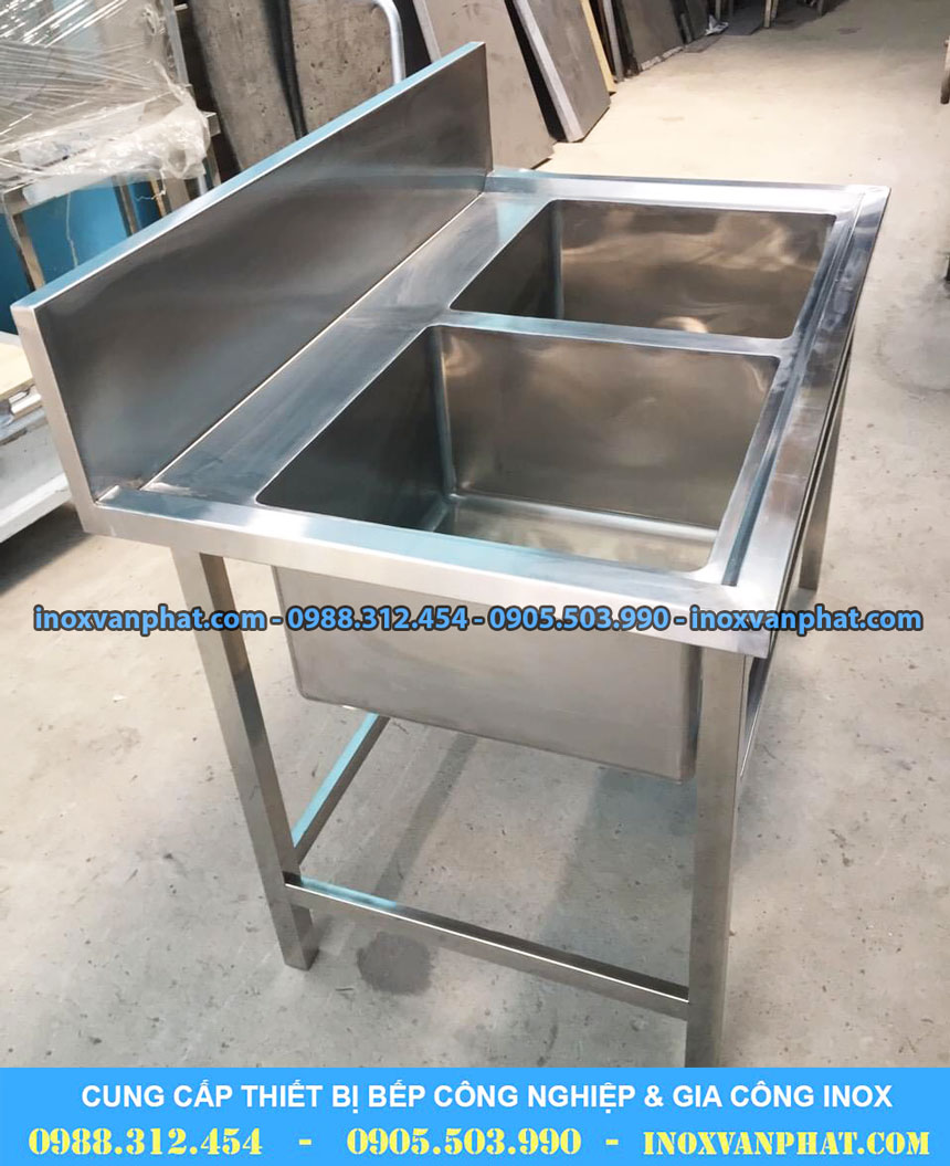 Chậu rửa đôi inox chất lượng cao