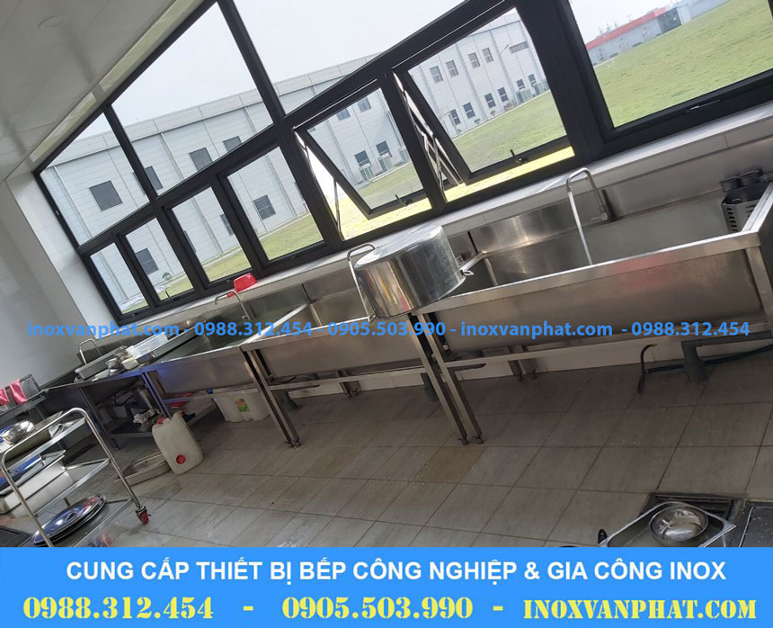 Chậu rửa inox khu bếp