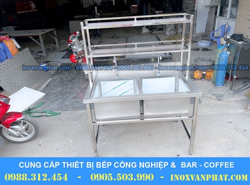 Chậu rửa inox công nghiệp 