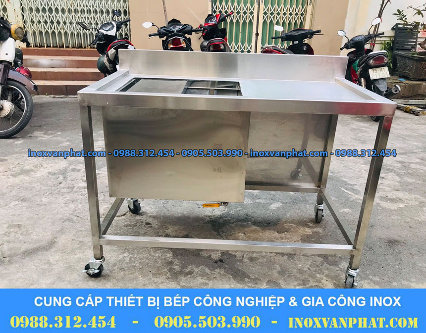 Chậu rửa công nghiệp sản xuất tại Inox Vạn Phát