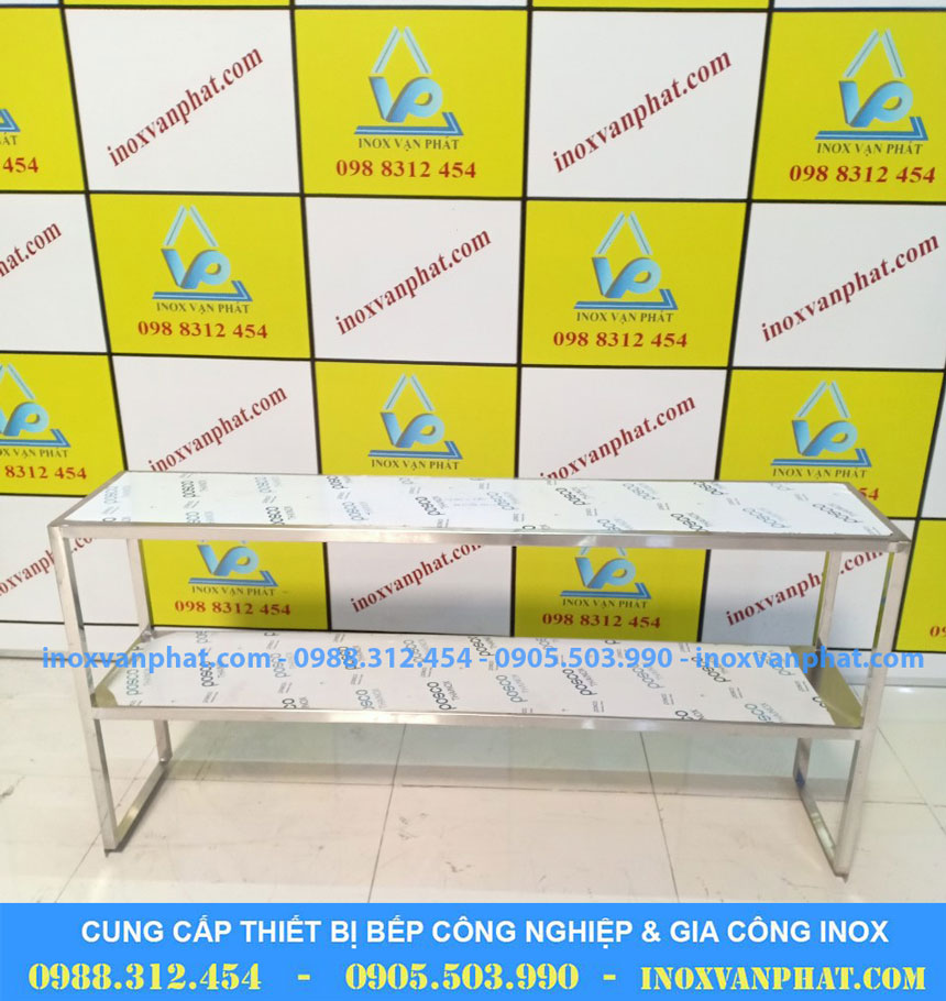 Kệ bếp inox sản xuất tại Inox Vạn Phát