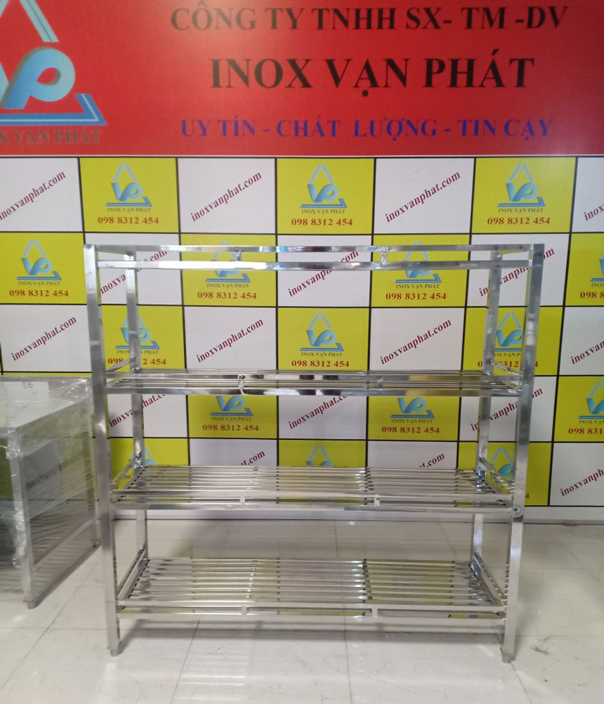 Kệ inox 4 tầng
