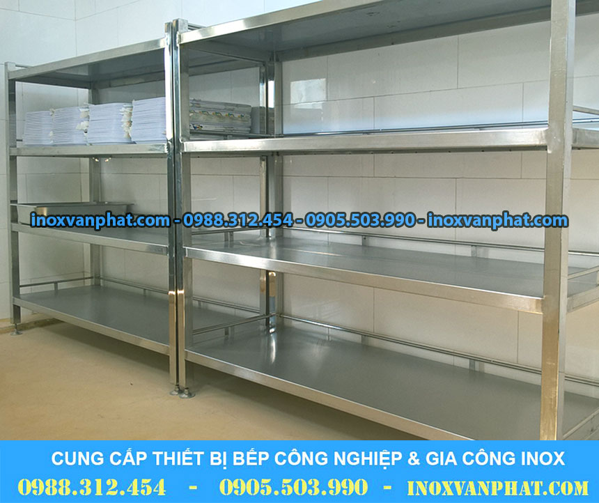 Kệ phẳng inox công nghiệp