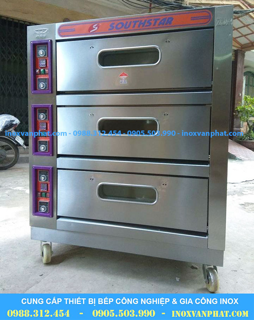 Lò nướng 3 tầng công nghiệp
