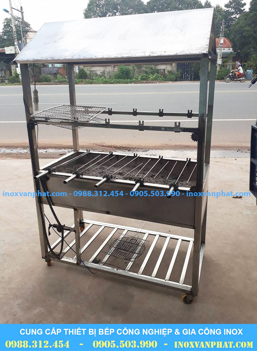 Lò nướng than inox hiện đại