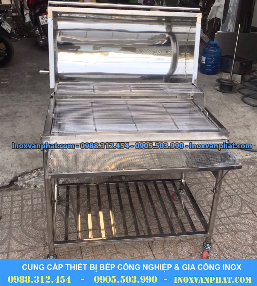 Lò nướng than inox hiện đại
