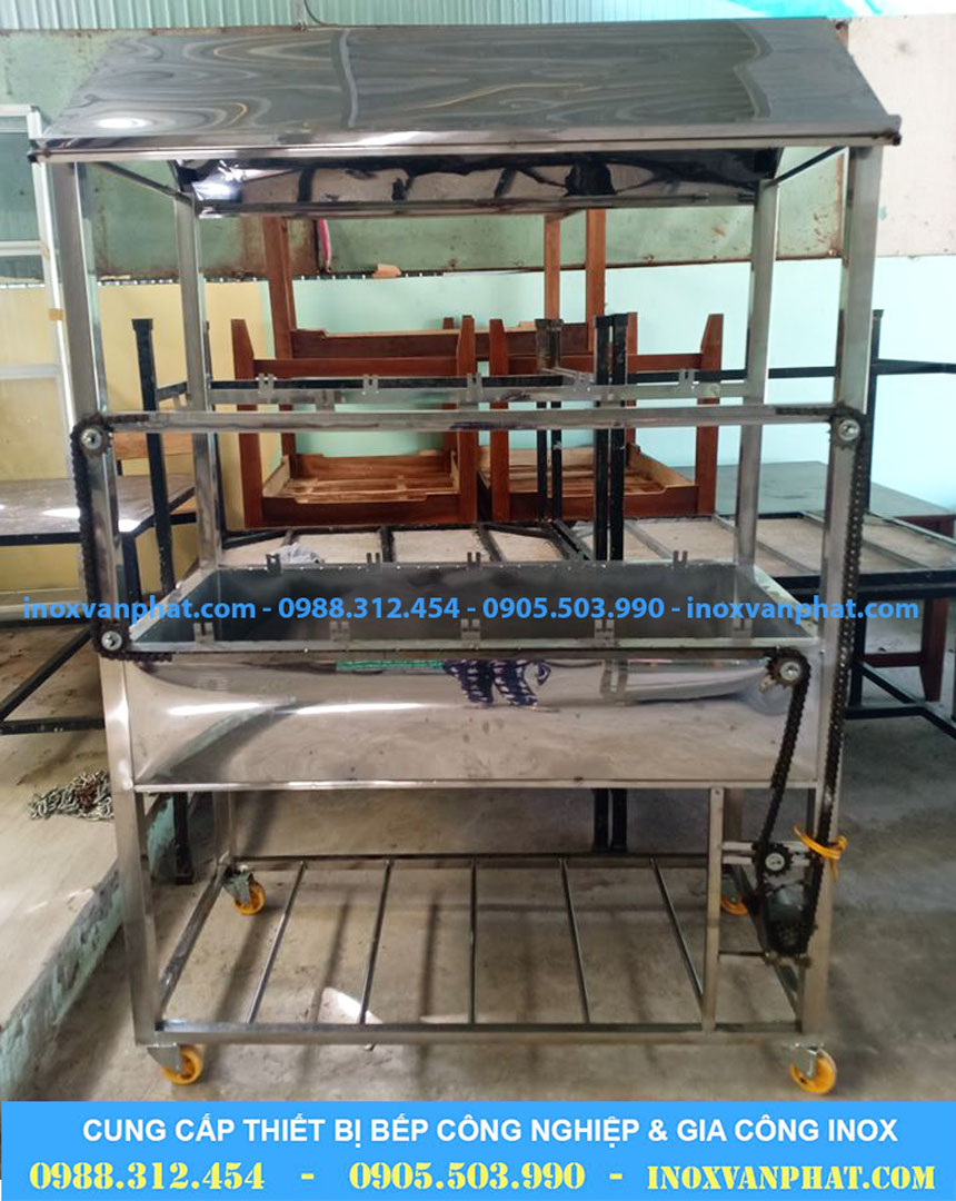 Lò quay vịt giá cạnh tranh