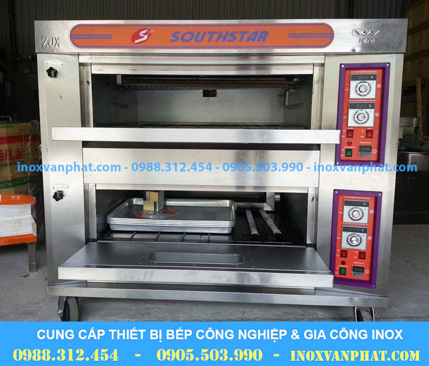 Lò nướng công nghiệp 2 tầng
