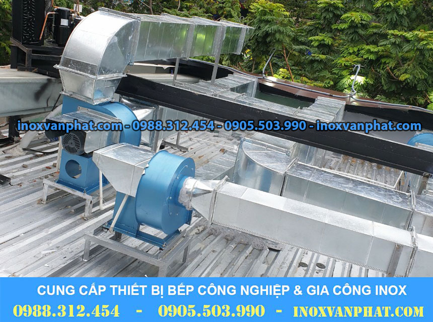 Thi công hệ thống hút khói bởi Inox Vạn Phát