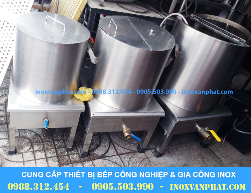 Nồi nấu phở sản xuất hoàn toàn từ inox 304