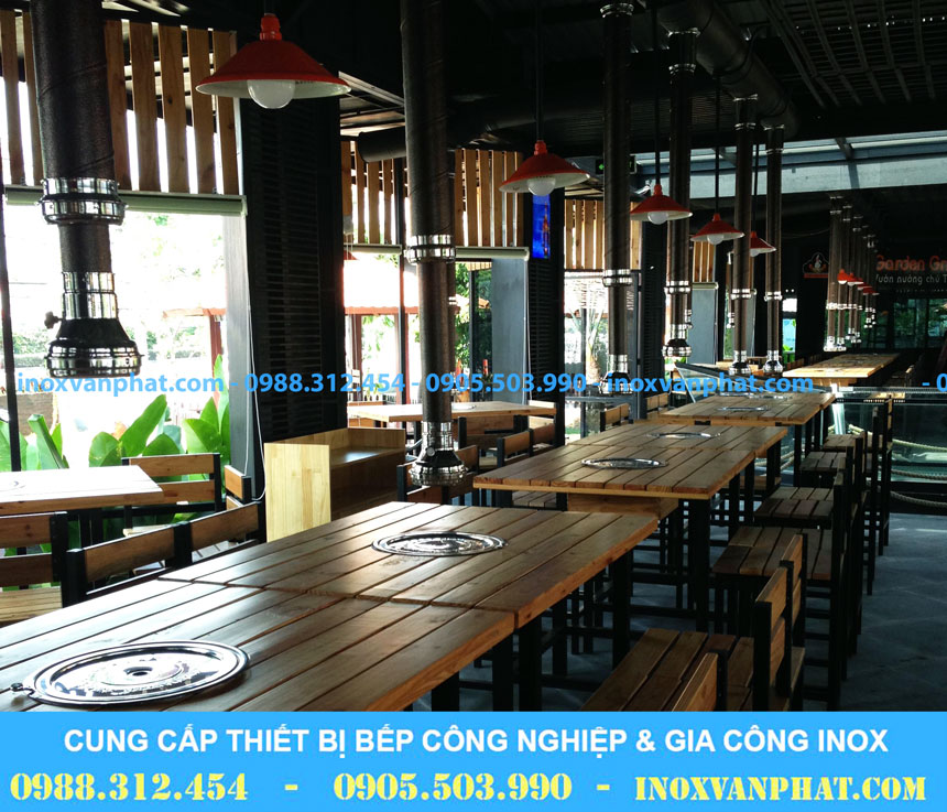 Ống hút khói tại bàn