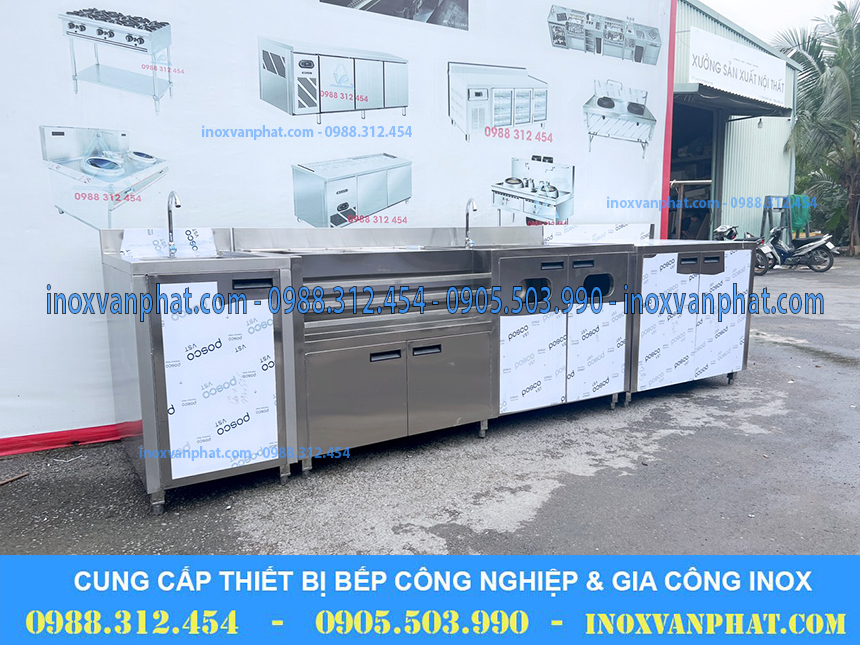 Quầy pha chế inox