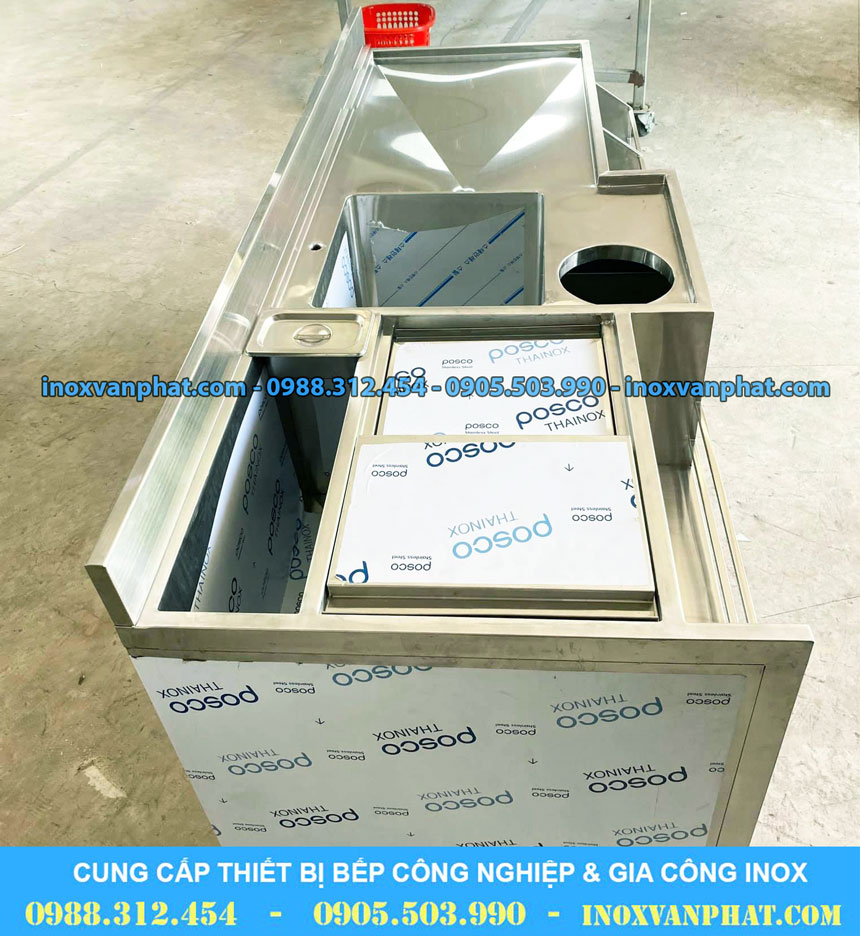 Quầy pha chế inox