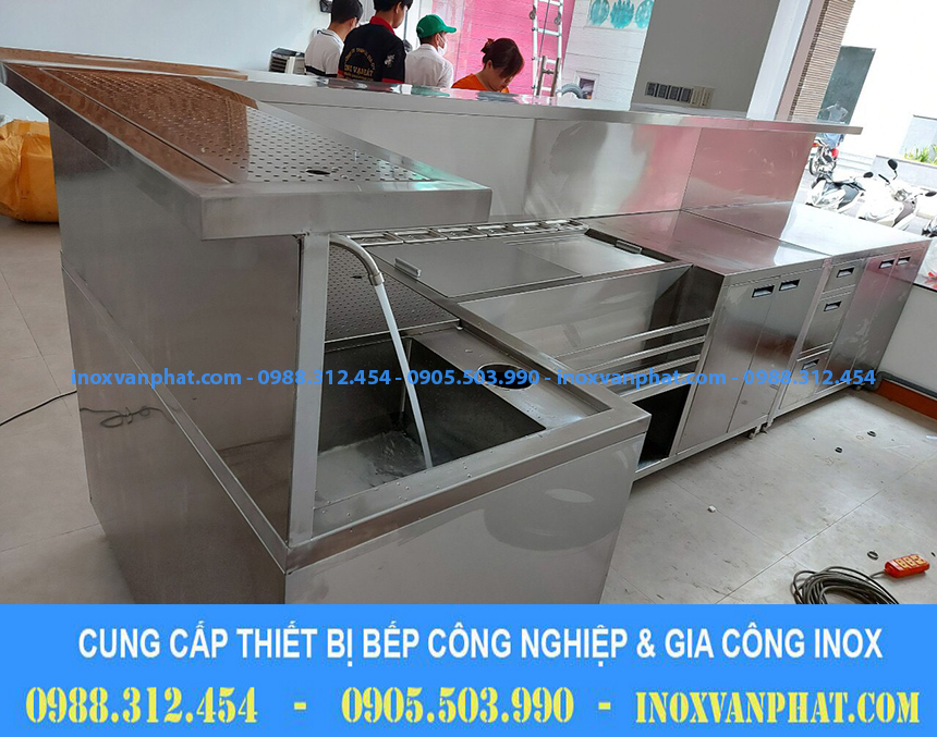 Quầy pha chế inox 