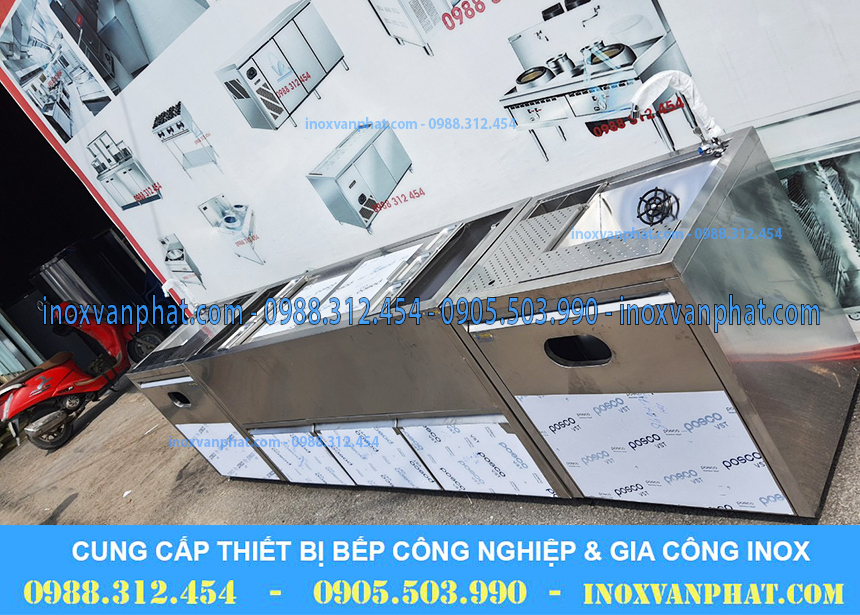 Quầy pha chế inox 