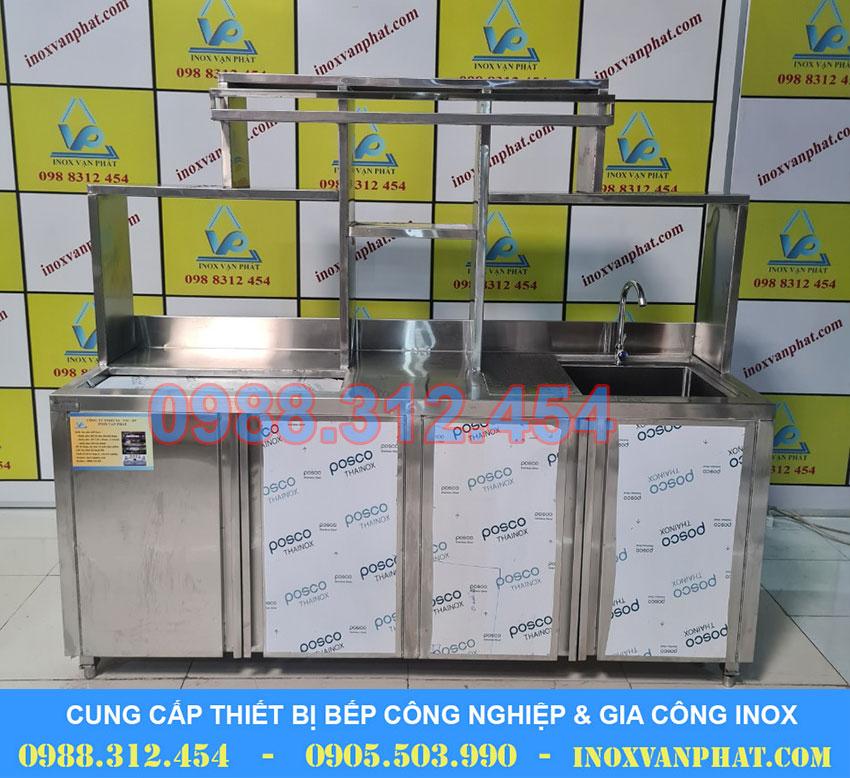 Quầy pha chế inox 