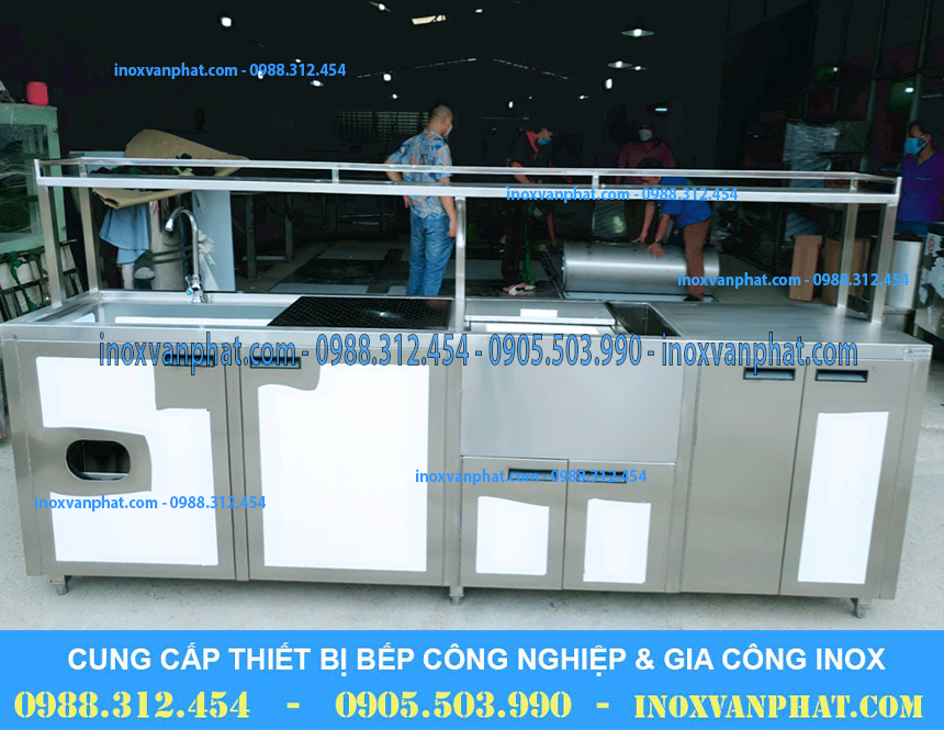 Quầy pha chế inox
