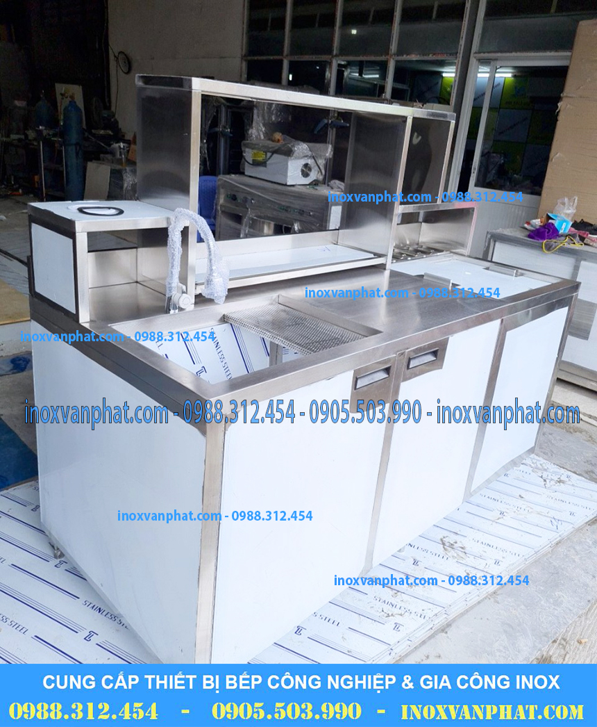 Quầy pha chế inox