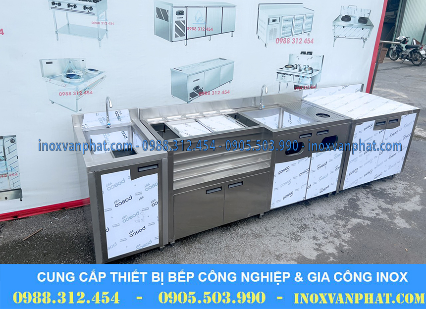 Quầy pha chế inox