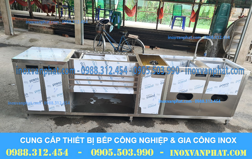Quầy pha chế inox