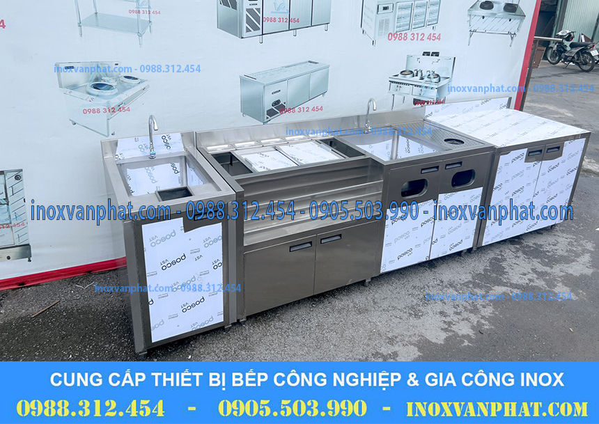 Quầy pha chế inox