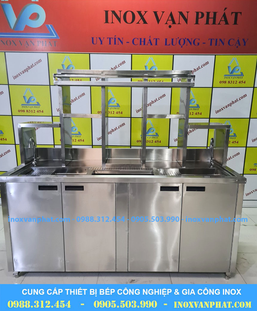 Quầy pha chế inox