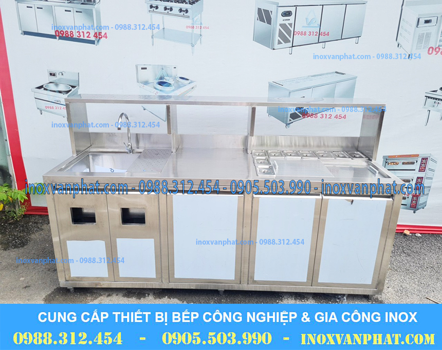 Quầy pha chế inox