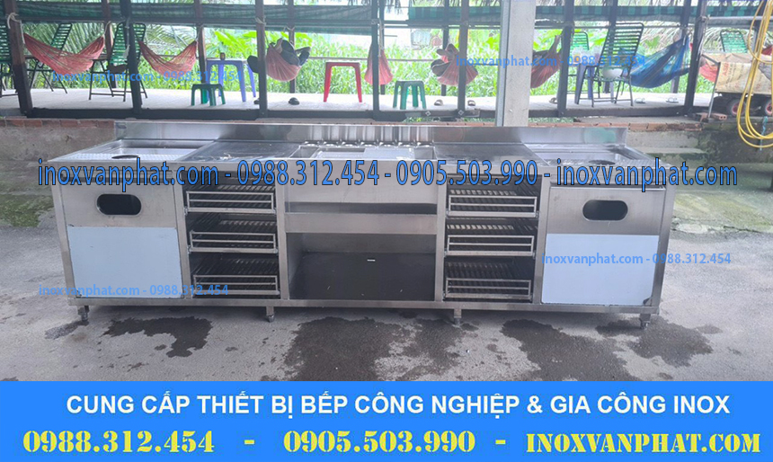 Quầy pha chế inox
