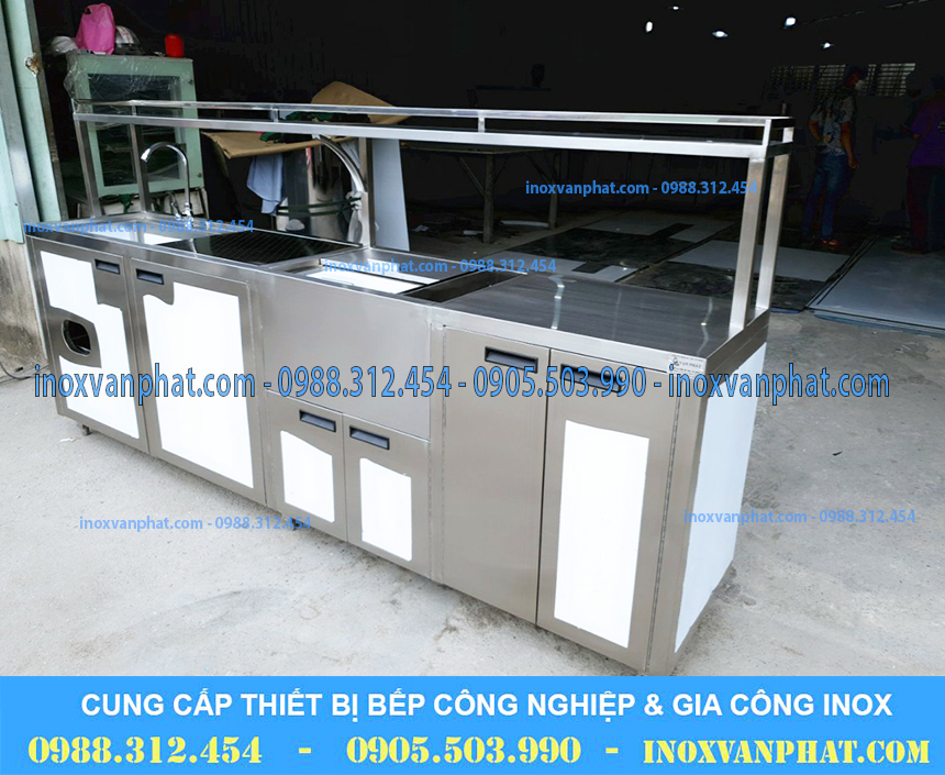 Quầy pha chế inox