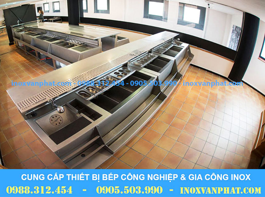 Quầy cafe inox