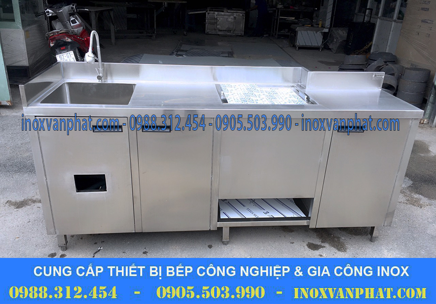 Quầy pha chế inox