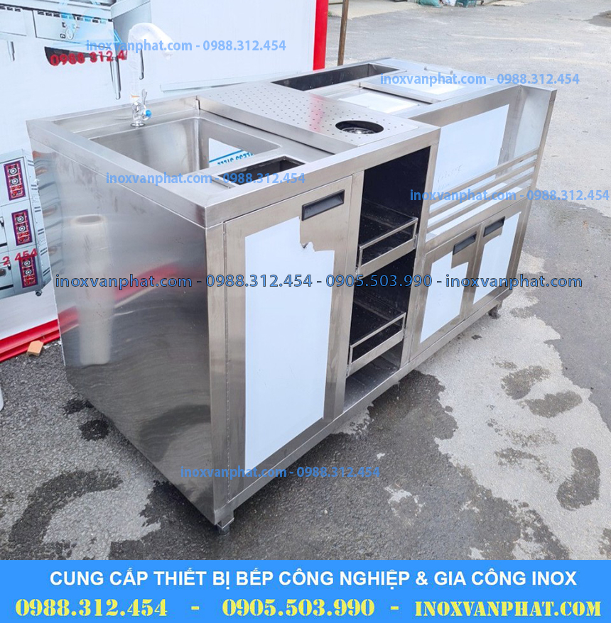 Quầy pha chế inox