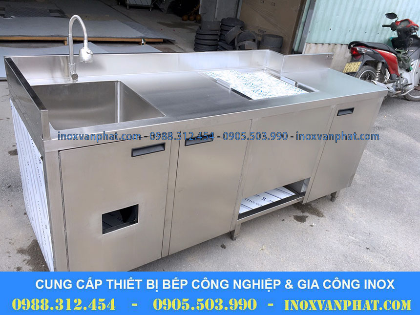 Quầy pha chế inox 