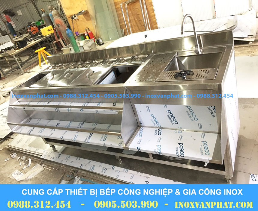 Quầy pha chế inox 