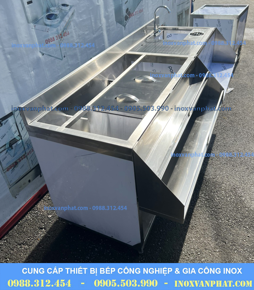 Quầy pha chế inox