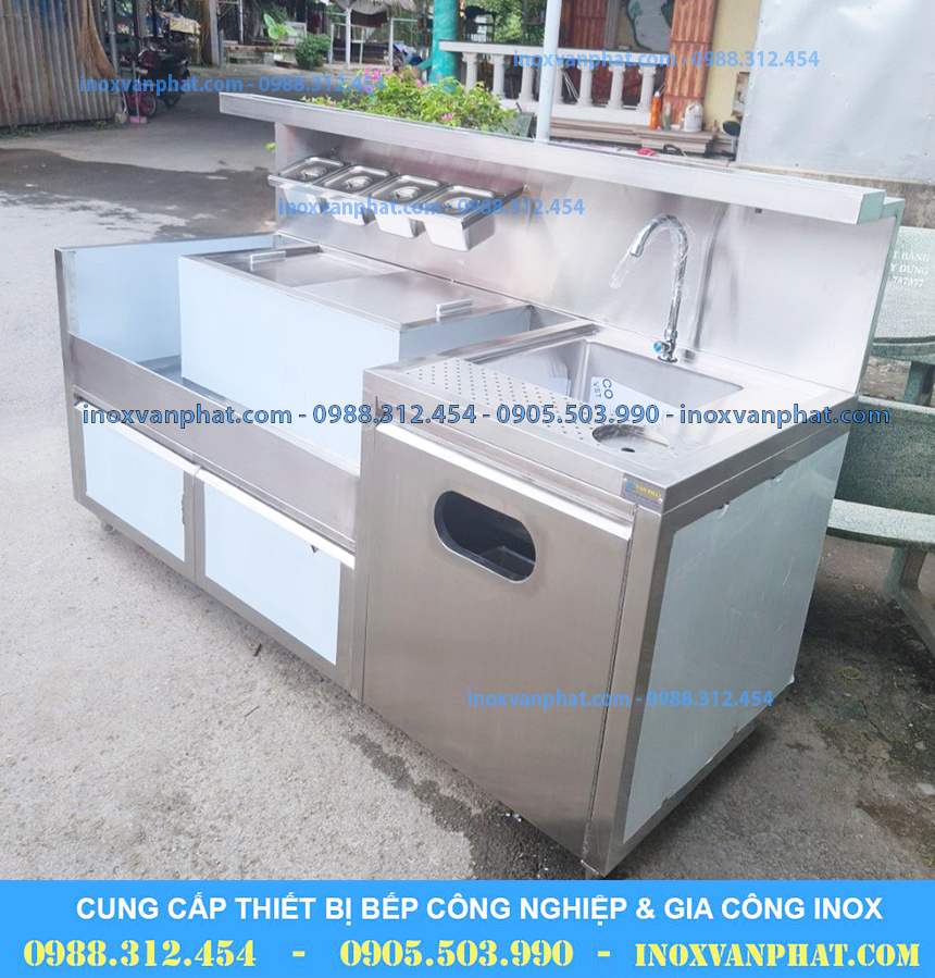 Quầy pha chế inox