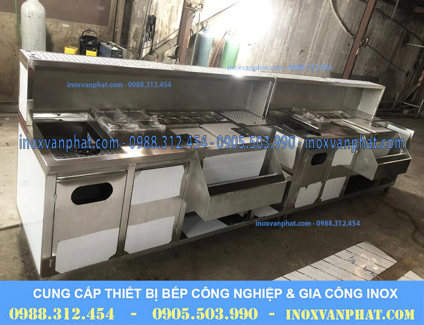 Quầy pha chế inox