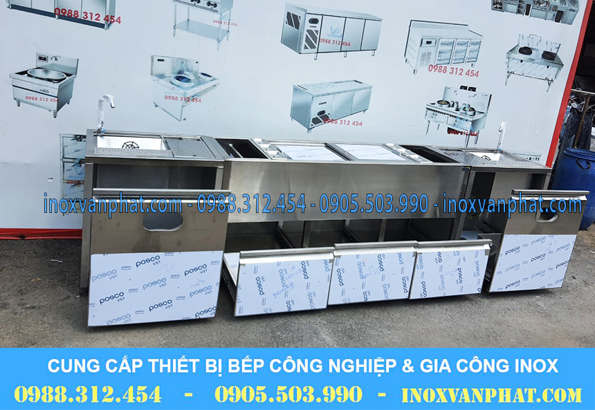 Quầy pha chế inox